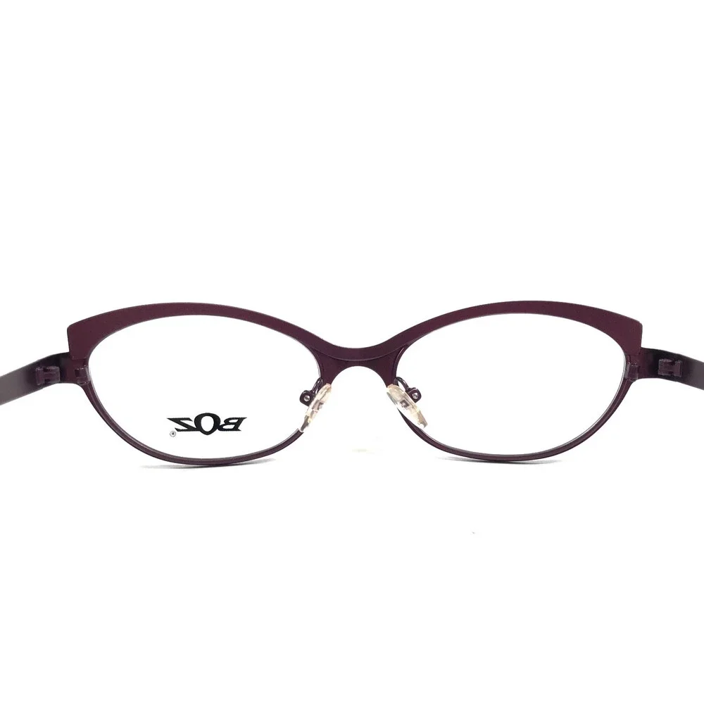 BOZ Eyeglasses Frames VISTA 3070 Red Purple Cat Eye Full Rim 52-17-140